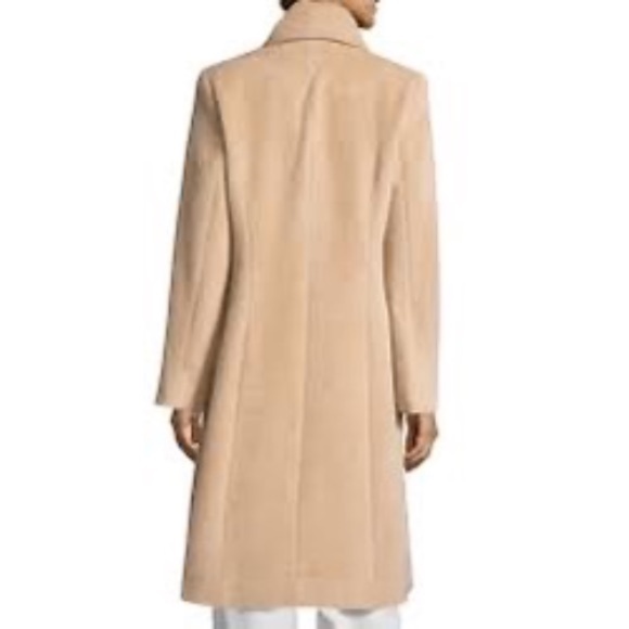 Sofia Cashmere Tan Wool Coat - Picture 11 of 11